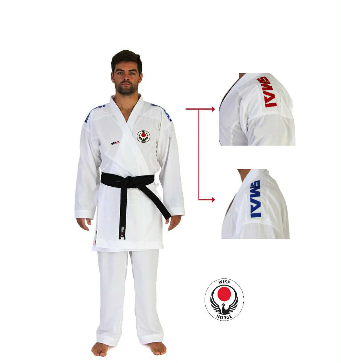 KUMITE GI PAKKE -RØD OG BLÅ JAKKE