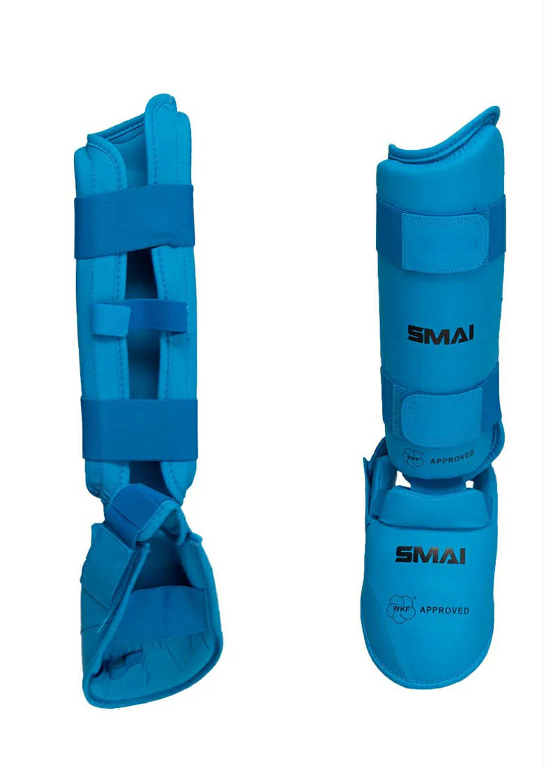 WKF KARATE HANSKER - UTEN TOMMEL BESKYTTELSE og WKF LEGG OG VRISTBESKYTTER - KARATE